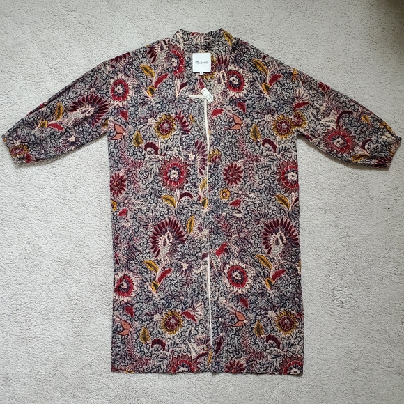 🚫SOLD🚫Madewell Robe Jacket in Bali Blooms - Picture 4 of 11